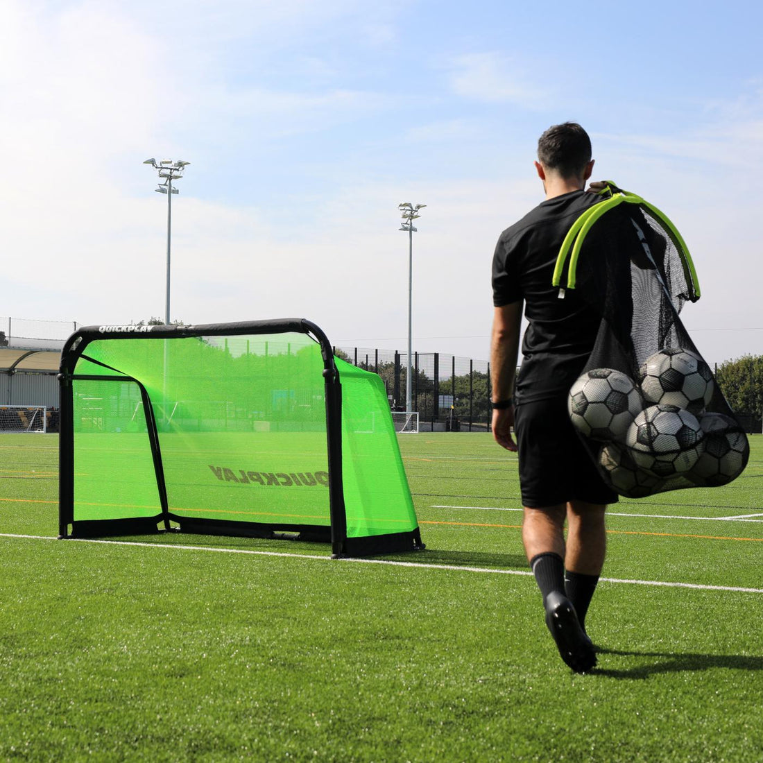 PRO ALU Training Instant Football Goal 6x4'