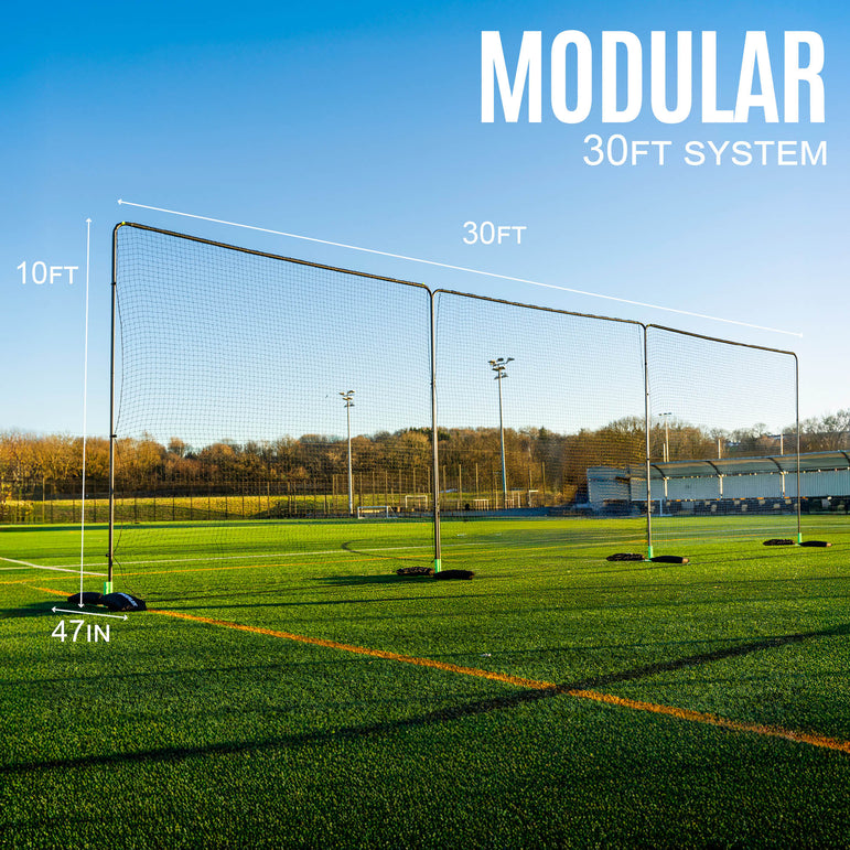Freestanding Barrier Net System 10' (Multiple Sizes) 30x10'