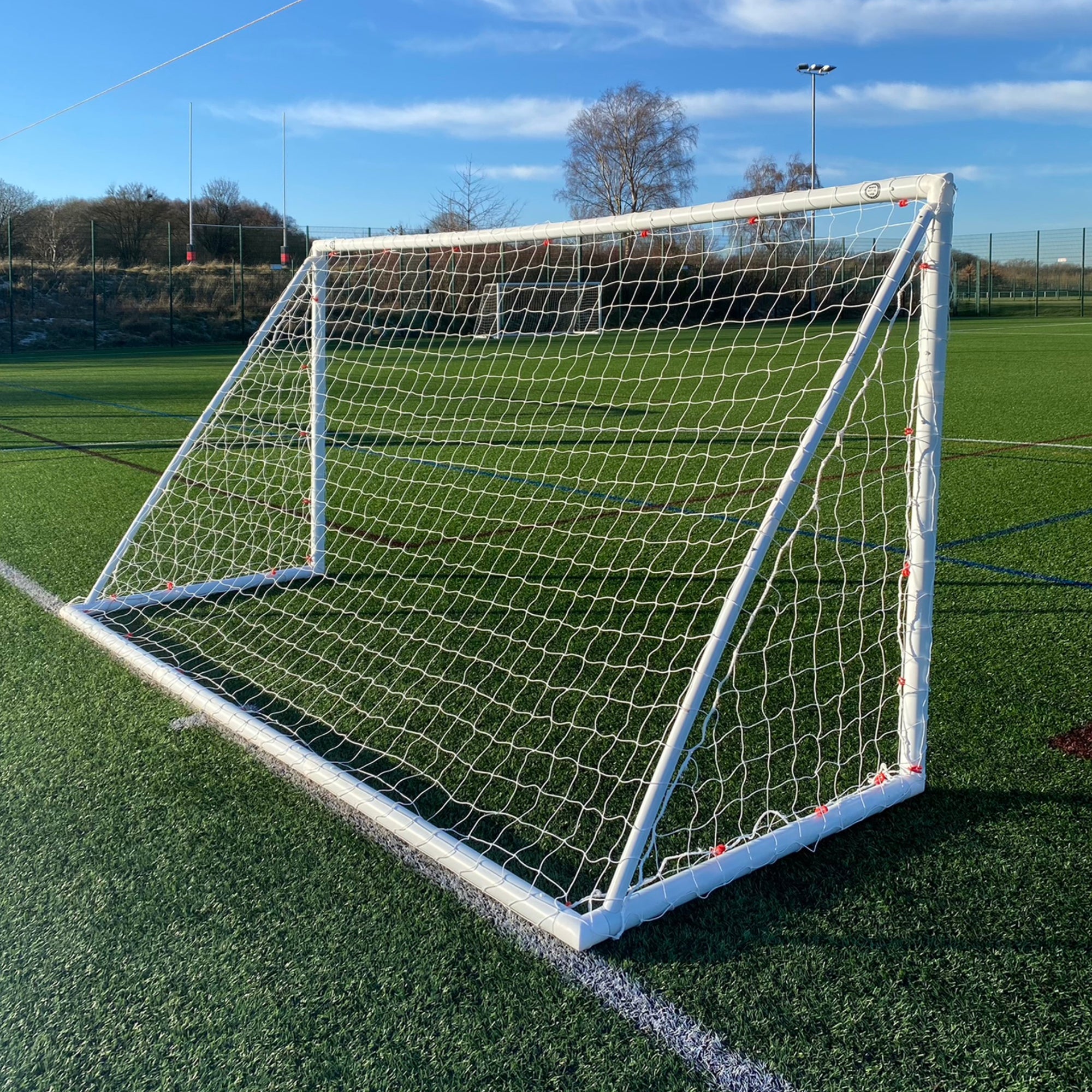 Q FOLD Football Goal 12x6 PVC Frame Foldable Easy Storage
