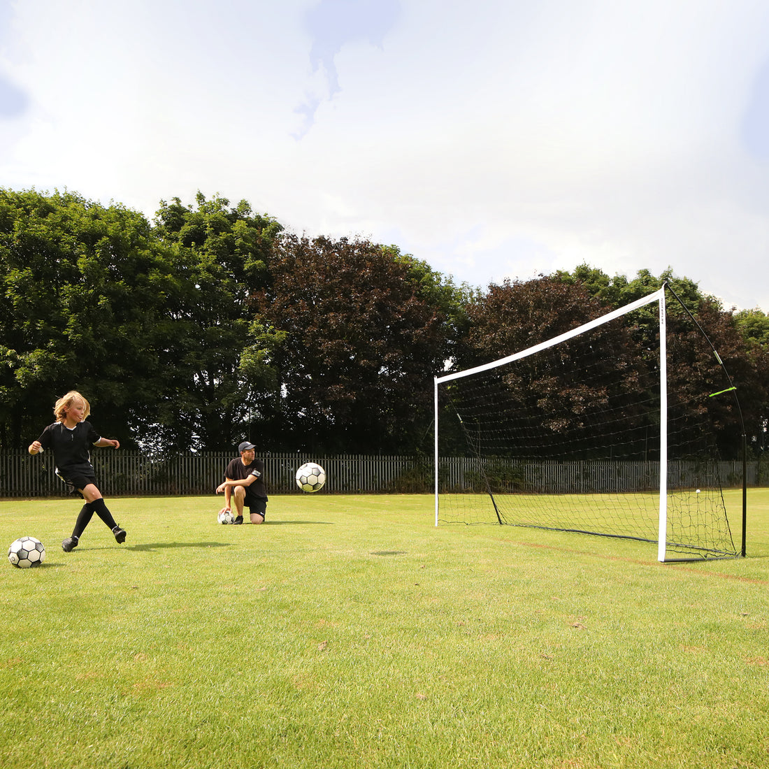 KICKSTER Portable Football Goal 18.5x6.5'