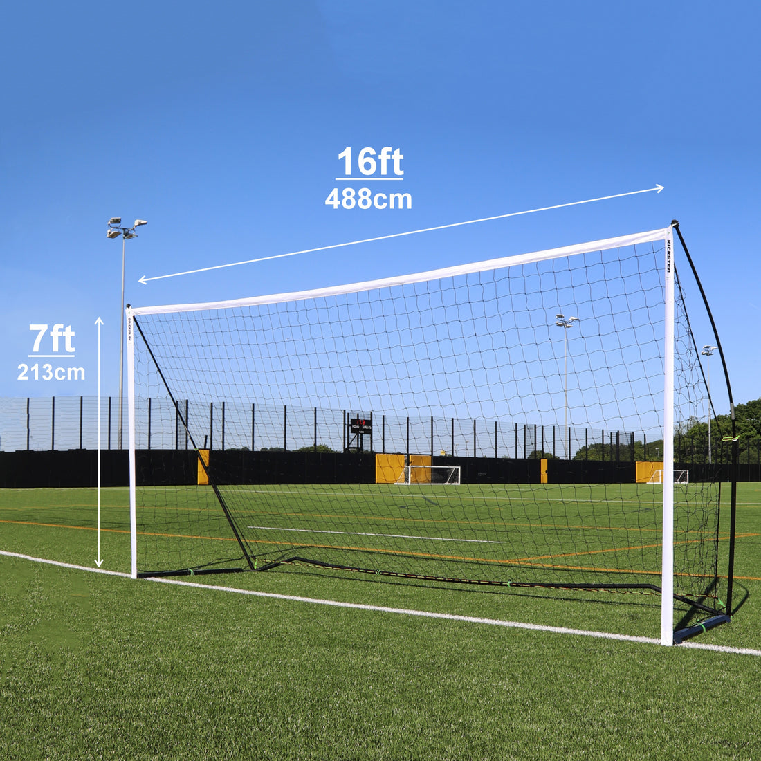 KICKSTER PRO Portable Football Goal 16x7'