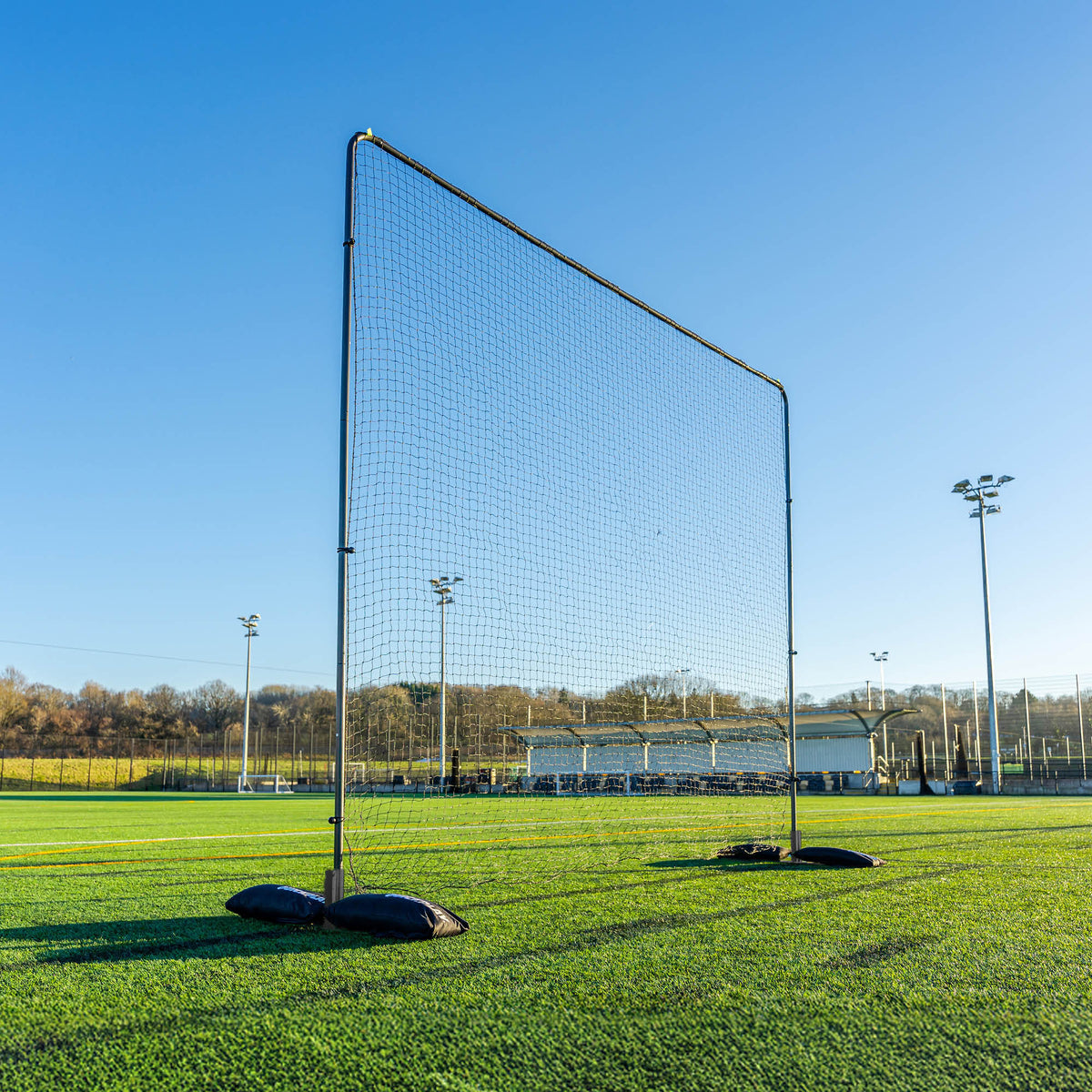 Freestanding Barrier Net System - Portable Sports Backstop Net