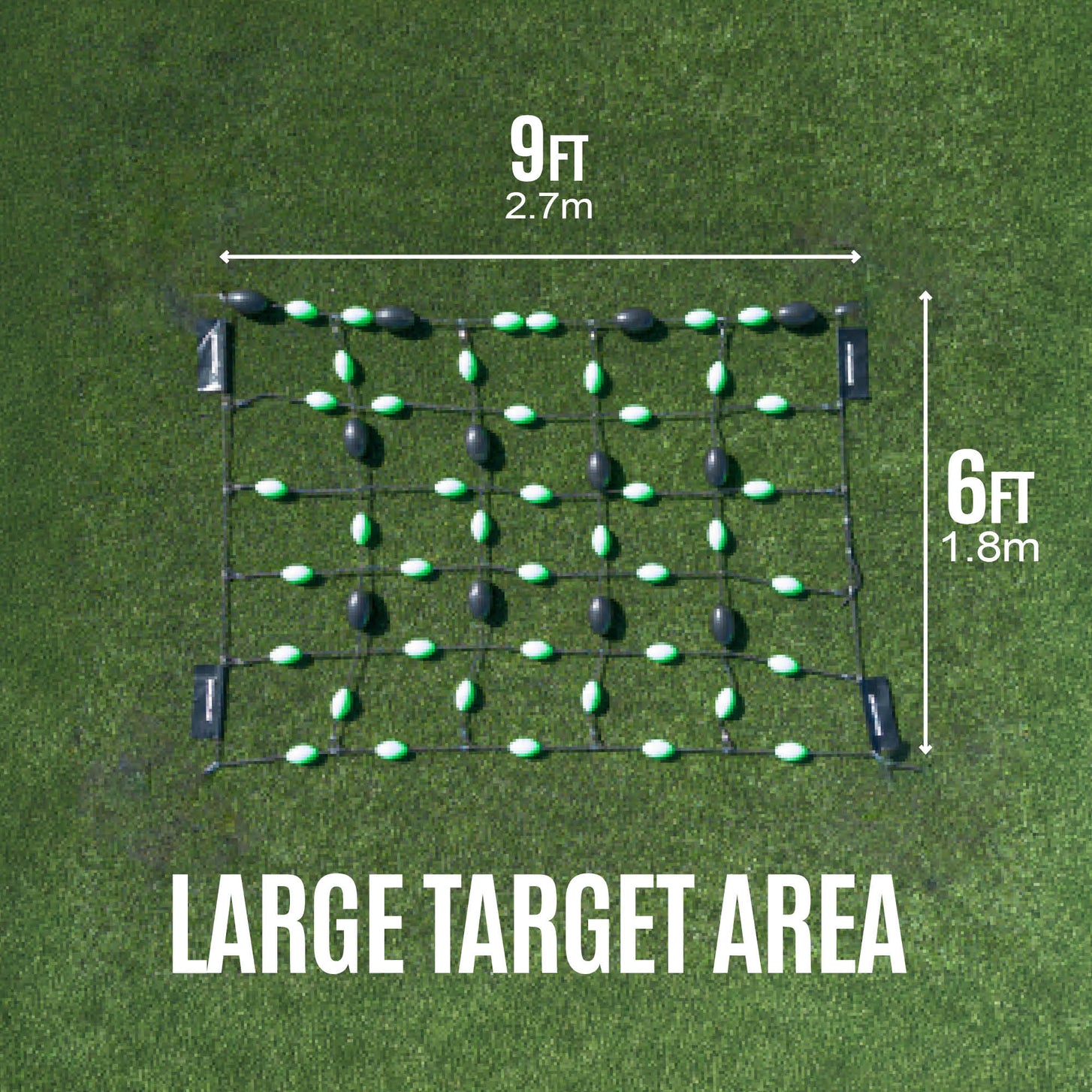 Goalkeeper Ball Deflection Floor Grid