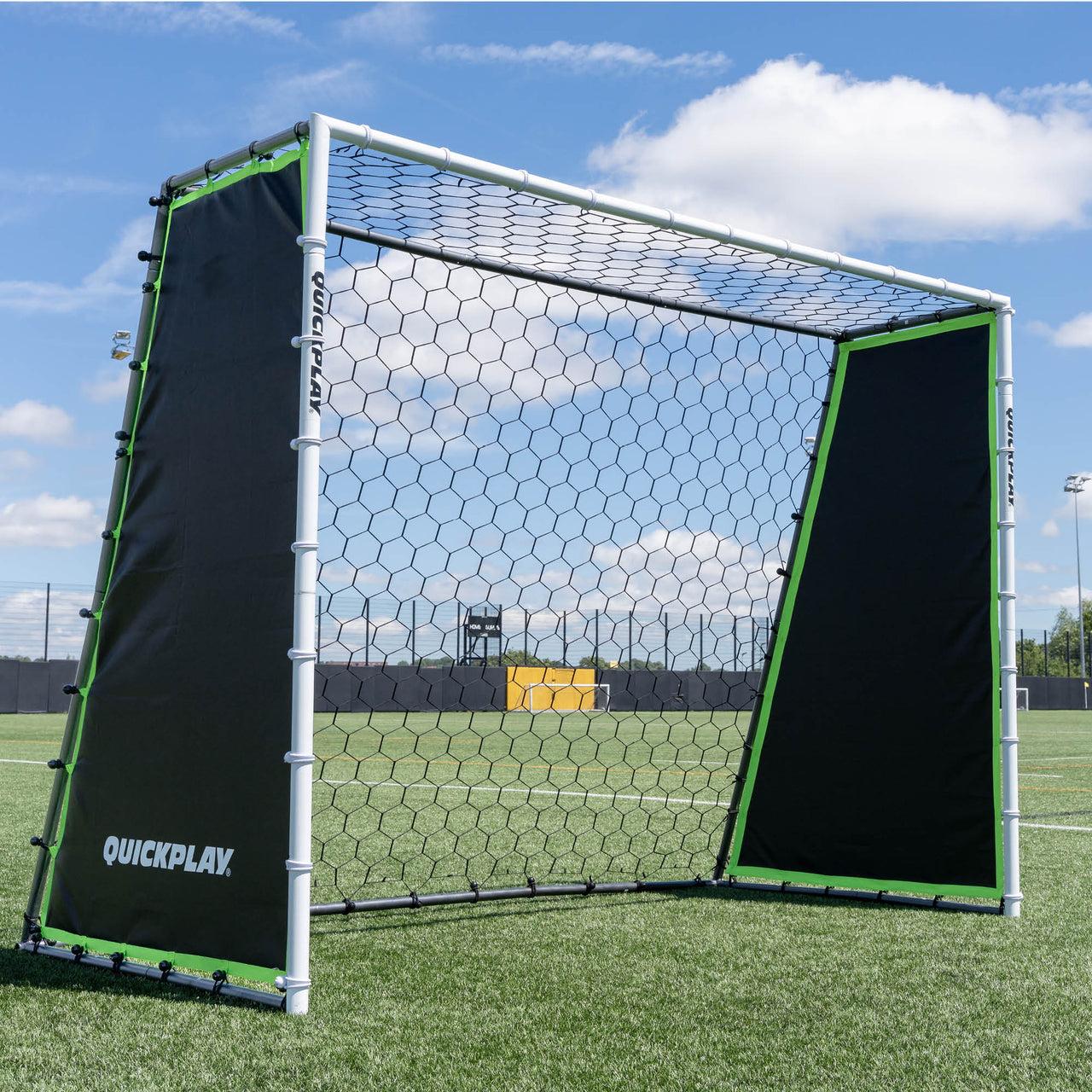 3 in 1 training goal in an elite training facility on a sunny day
