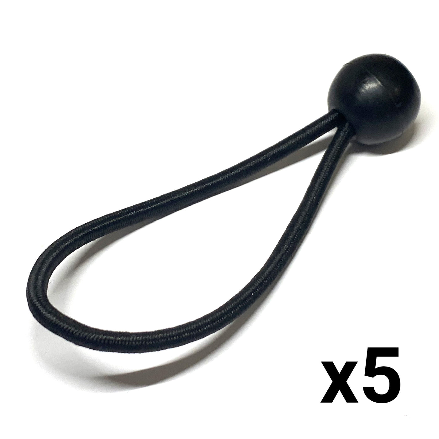SPARE PART - BUNGEE - Black 120mm - (pack of 5)