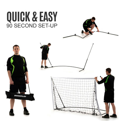 KICKSTER Portable Football Goal 6x4' - QUICKPLAY - 2.3 bestsellers blackfridaysale deal football football goal garden gift has-spares home instructions junior kickster kids Kids (up to 6yrs) portable