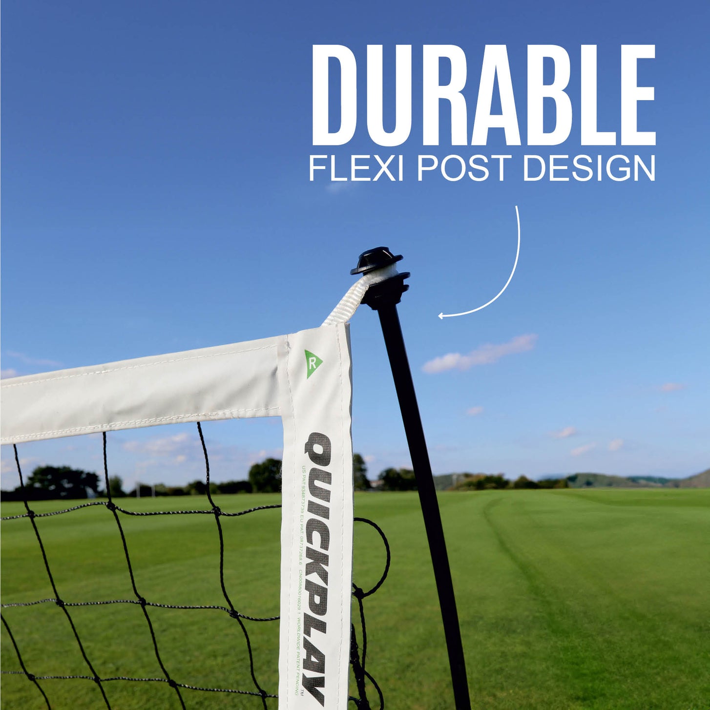 KICKSTER Portable Football Goal 6x4'