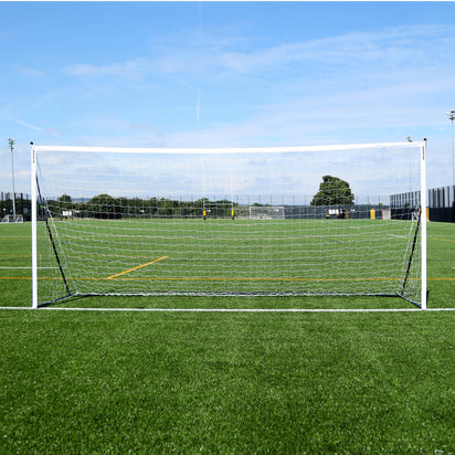 KICKSTER Elite Portable Football Goal 16x7' - QUICKPLAY - 16x7 3.6 5x2 7 a side 9 a side adult astro football football goal has-spares instructions kickster Kickster Elite large portable Senior (16yrs+) SUMMER Teens (13yrs+)