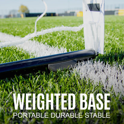 KICKSTER Elite Portable Football Goal 12x6' - QUICKPLAY - 12 x 6 12x6 3.6 5 a side 7 a side adult astro bestsellers football football goal garden has-spares home instructions Juniors (7-13yrs) kickster Kickster Elite large portable SUMMER Teens (13yrs+)
