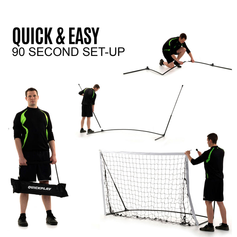 KICKSTER Elite Portable Football Goal 6x4'