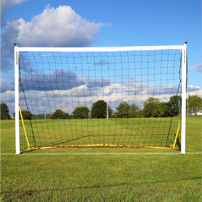KICKSTER Portable Football Goal 8x5' (Yellow) - QUICKPLAY - 2.3 bestsellers deal football football goal garden gift has-spares home instructions junior kickster kids Kids (up to 6yrs) portable