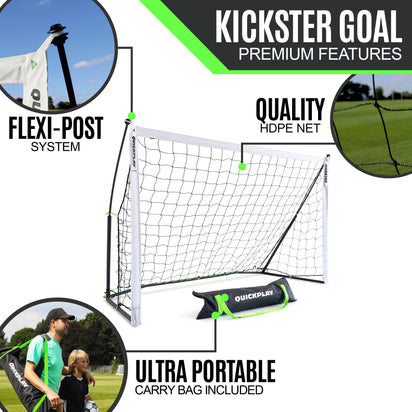 KICKSTER Portable Football Goal 18.5x6.5'