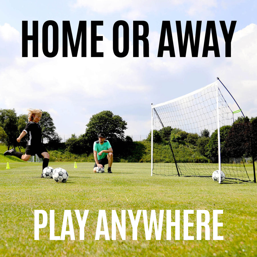 KICKSTER Portable Football Goal 16x7'