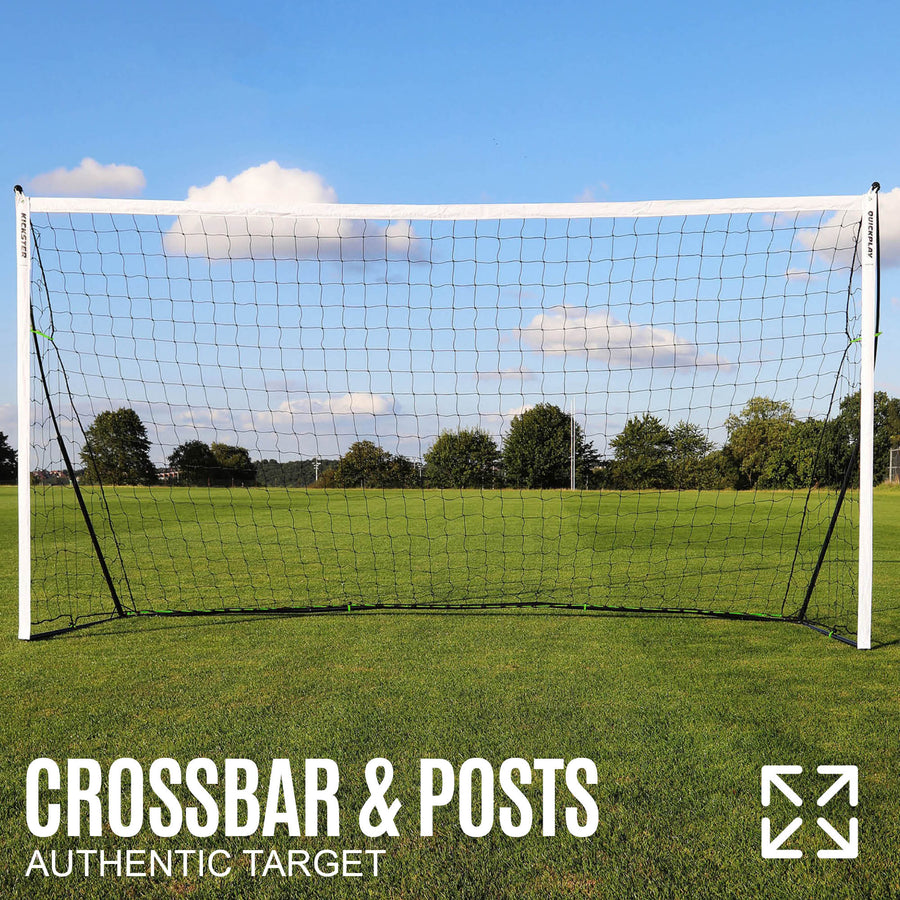 KICKSTER Portable Football Goal 16x7'