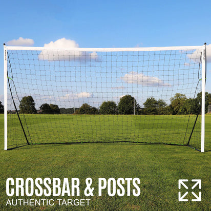 KICKSTER Portable Football Goal 12x6'