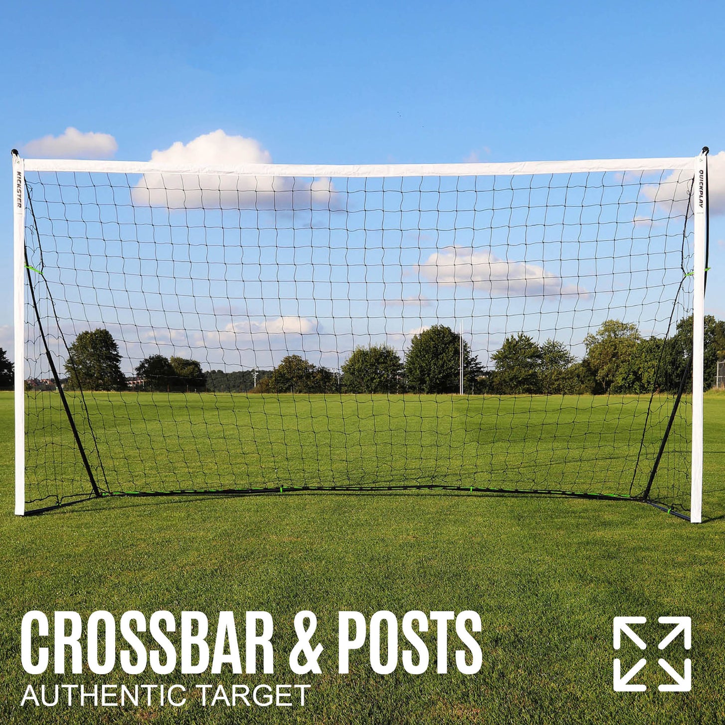 KICKSTER Portable Football Goal 8x5'