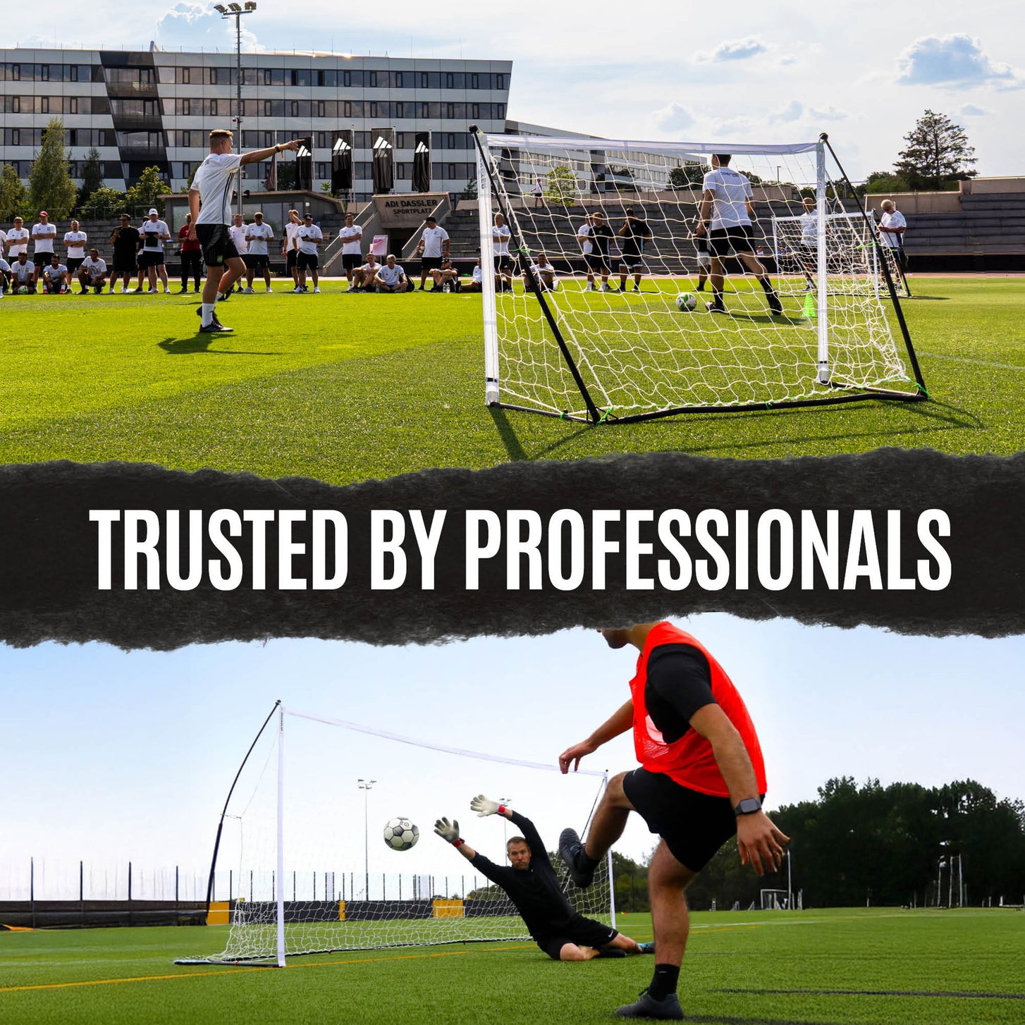 KICKSTER Elite Portable Football Goal 18.5x6.5'