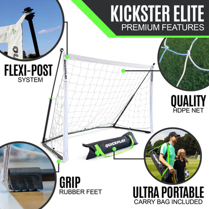 KICKSTER Elite Portable Football Goal 6x4'