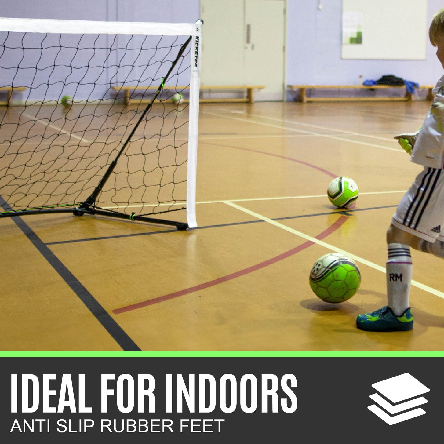 KICKSTER Elite Portable Football Goal 18.5x6.5'