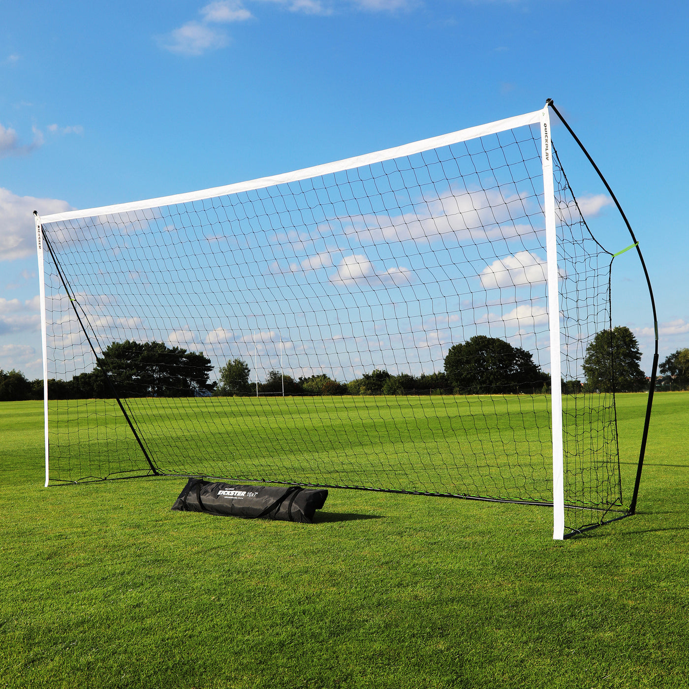 KICKSTER Portable Football Goal 16x7'