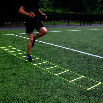 11 Rung Agility Ladder No-Tangle Training Equipment QUICKPLAY