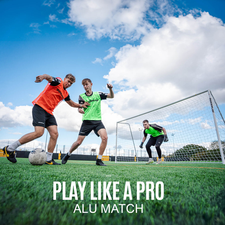 PRO ALU Match Football Goal 12x6'
