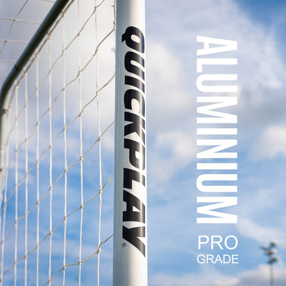PRO ALU Match Football Goal 12x6' - QUICKPLAY - 12 x 6 12x6 5 a side 5v5 7 a side 7v7 Aluminum Goals astro Astroturf folding football football goal has-spares Juniors (7-13yrs) Kids (up to 6yrs) long-product-multi-box Pro Senior (16yrs+) Soccer Coach Soccer Teams Teens (13yrs+)