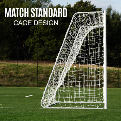 PRO ALU Match Football Goal 12x6' - QUICKPLAY - 12 x 6 12x6 5 a side 5v5 7 a side 7v7 Aluminum Goals astro Astroturf folding football football goal has-spares Juniors (7-13yrs) Kids (up to 6yrs) long-product-multi-box Pro Senior (16yrs+) Soccer Coach Soccer Teams Teens (13yrs+)