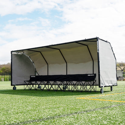 Pro Alu Club Shelter 16x6' - QUICKPLAY - bench Pro shelter