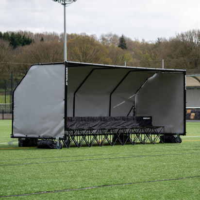 Pro Alu Club Shelter 16x6' - QUICKPLAY - bench Pro shelter