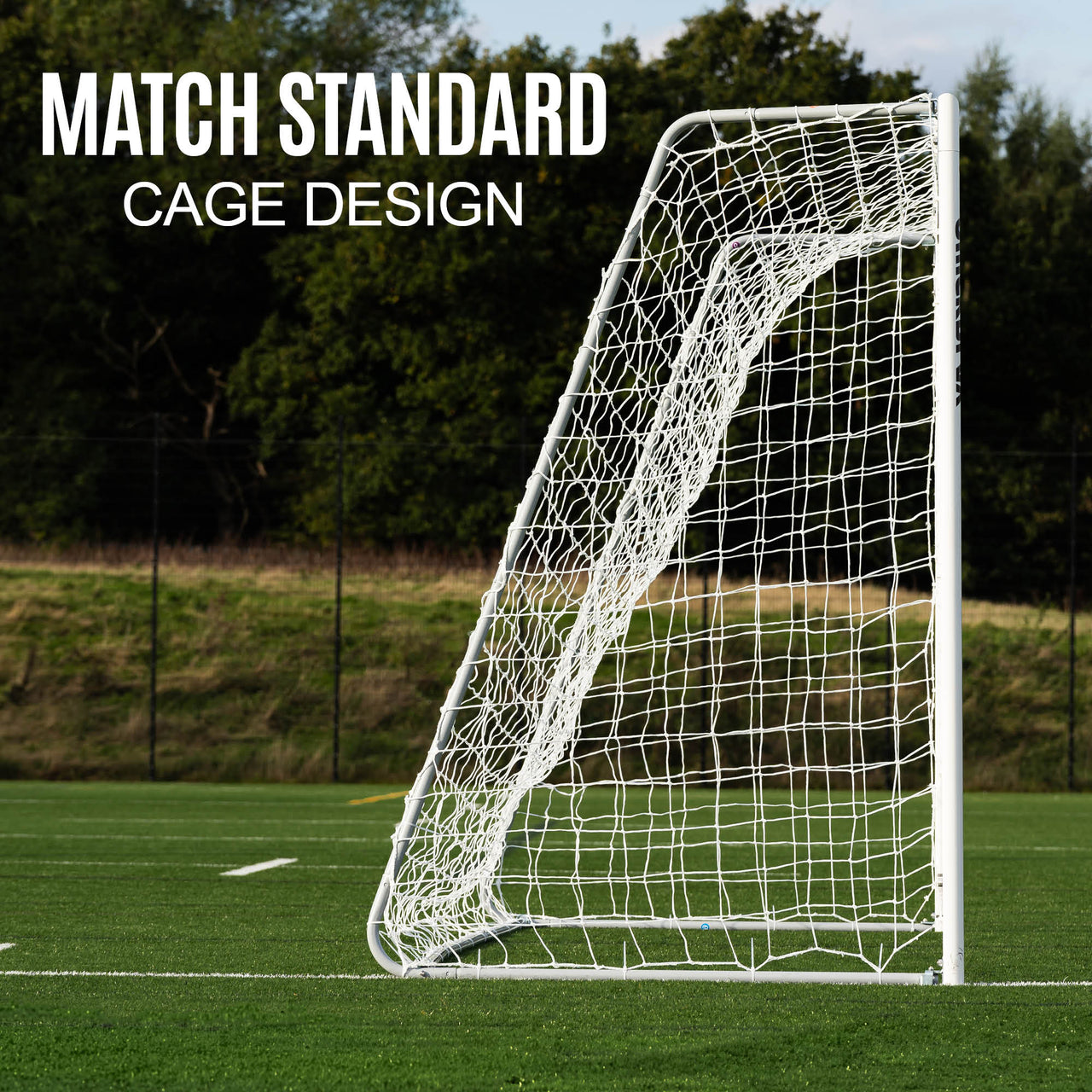 PRO ALU Match Football Goal 12x6'