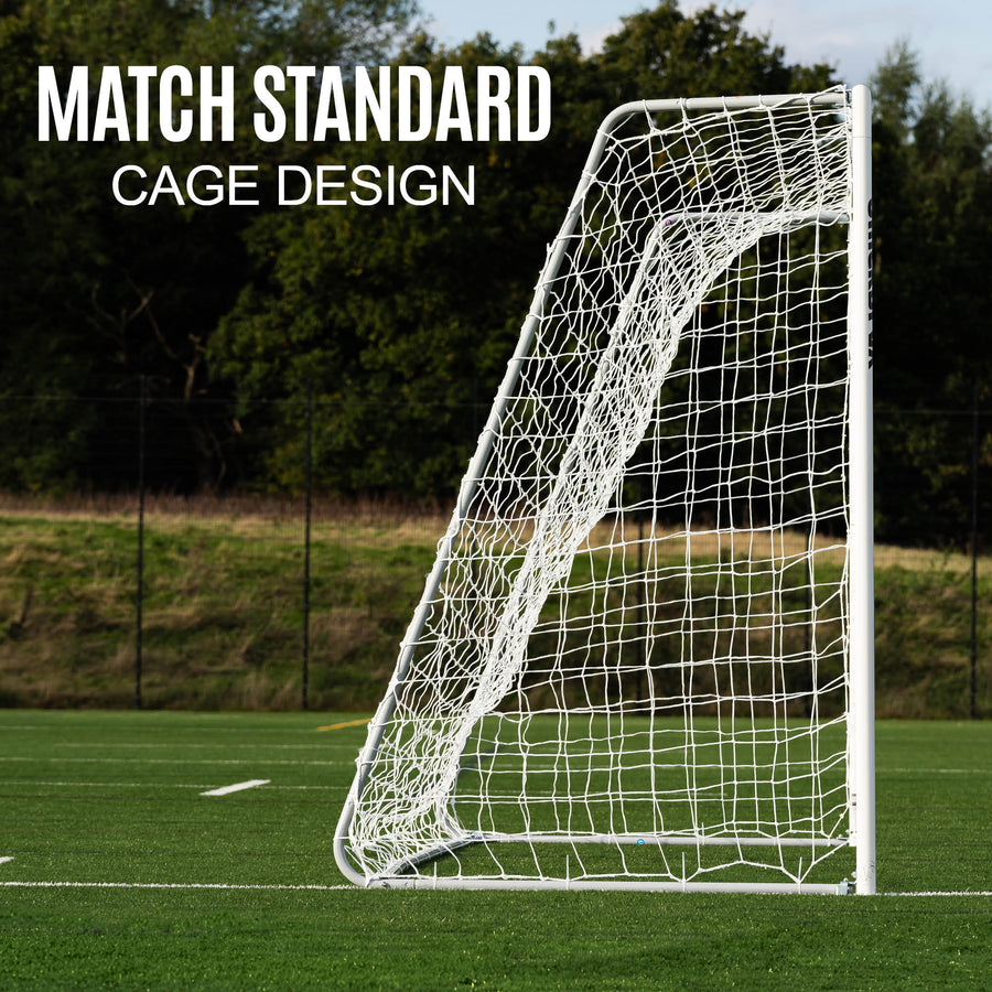 PRO ALU Match Football Goal 12x6'