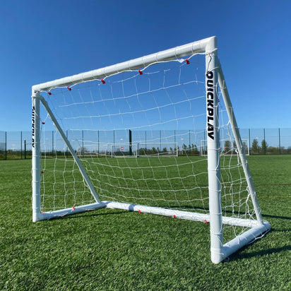 Q-FOLD Folding Football Goal 6x4' - QUICKPLAY - 6 x 4 astro folding football football goal garden gift has-spares instructions kids Kids (up to 6yrs) plastic Q-Fold