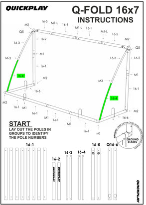 Spare Part - TUBE - Q-FOLD 16X7' - Q16-4