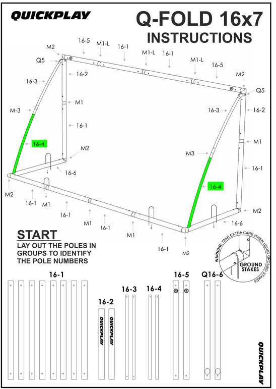 Spare Part - TUBE - Q-FOLD 16X7' - Q16-4