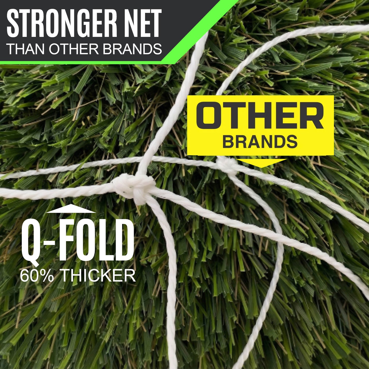 Q-FOLD Folding Football Goal 16x7'