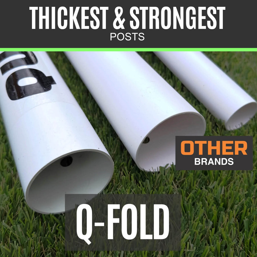 Q-FOLD Match Folding Football Goal 6x4'