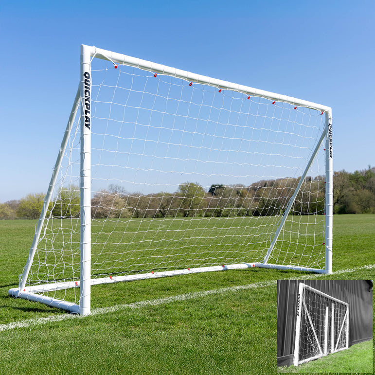Q-FOLD Folding Football Goal 10 x 6'