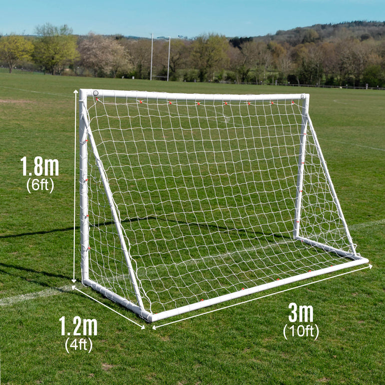 Q-FOLD Folding Football Goal 10 x 6'