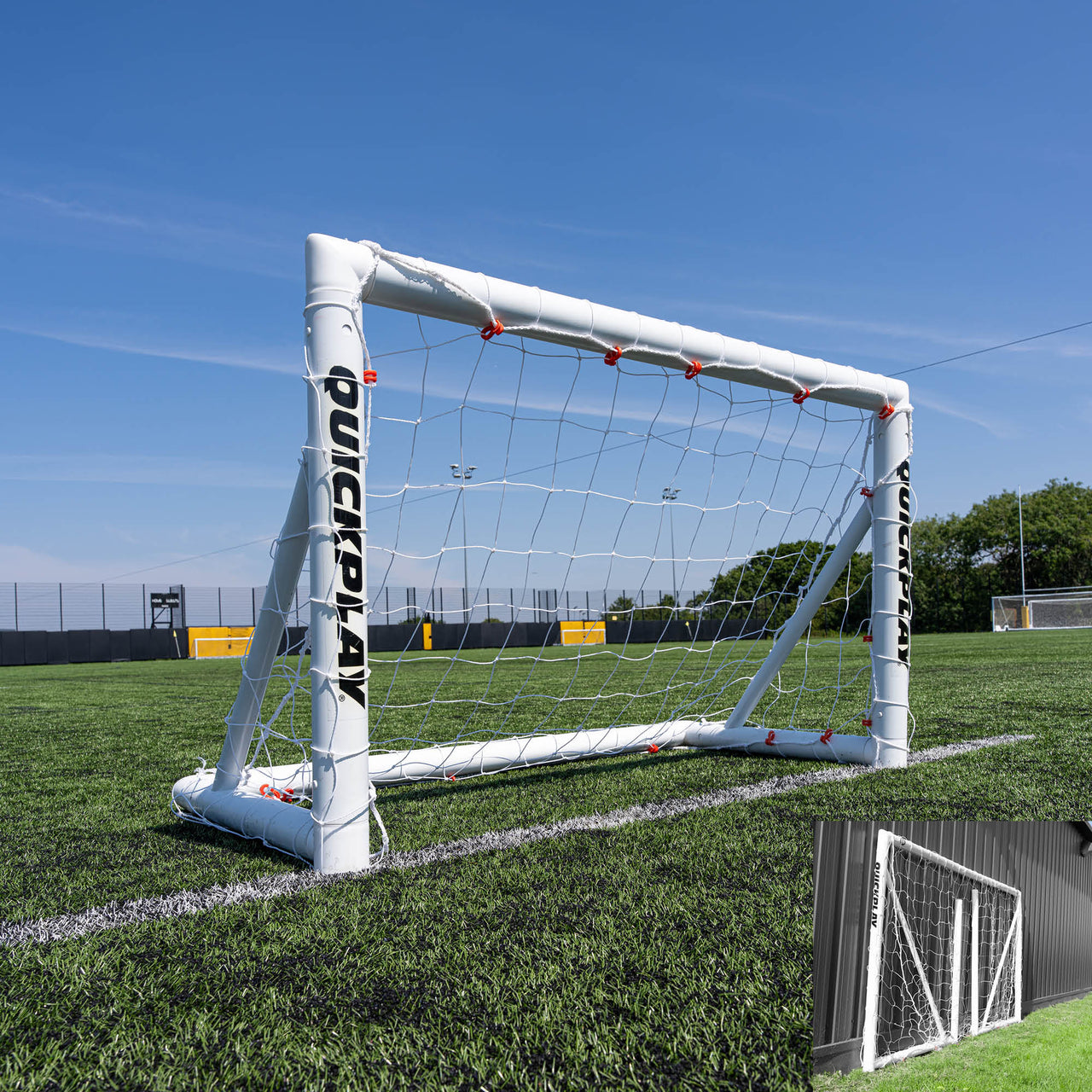 Q-FOLD Folding Football Goal 4x2.5'