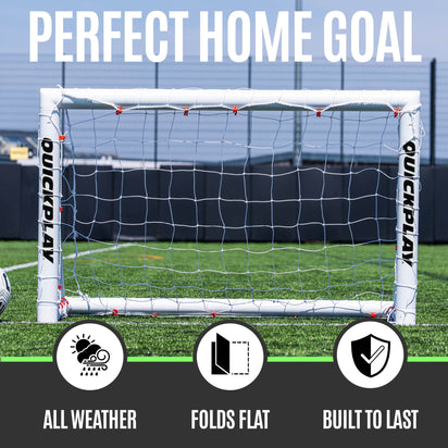 Q-FOLD Folding Football Goal 4x2.5'