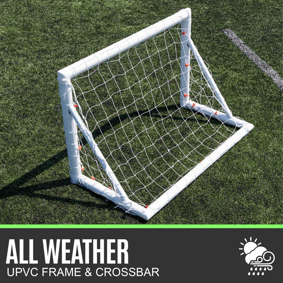 Q-FOLD Folding Football Goal 4x2.5'