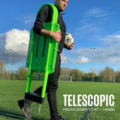 REPLAY Defender Mannequin - QUICKPLAY - coaching dummy instructions Pro replay Soccer Accessory Soccer Coach Soccer Teams Soccer Training training training aid
