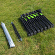 PRO BENCH Shelter 6 Seat Subs Bench with Canopy - QUICKPLAY - 6 seater bench club has-spares seating shelter