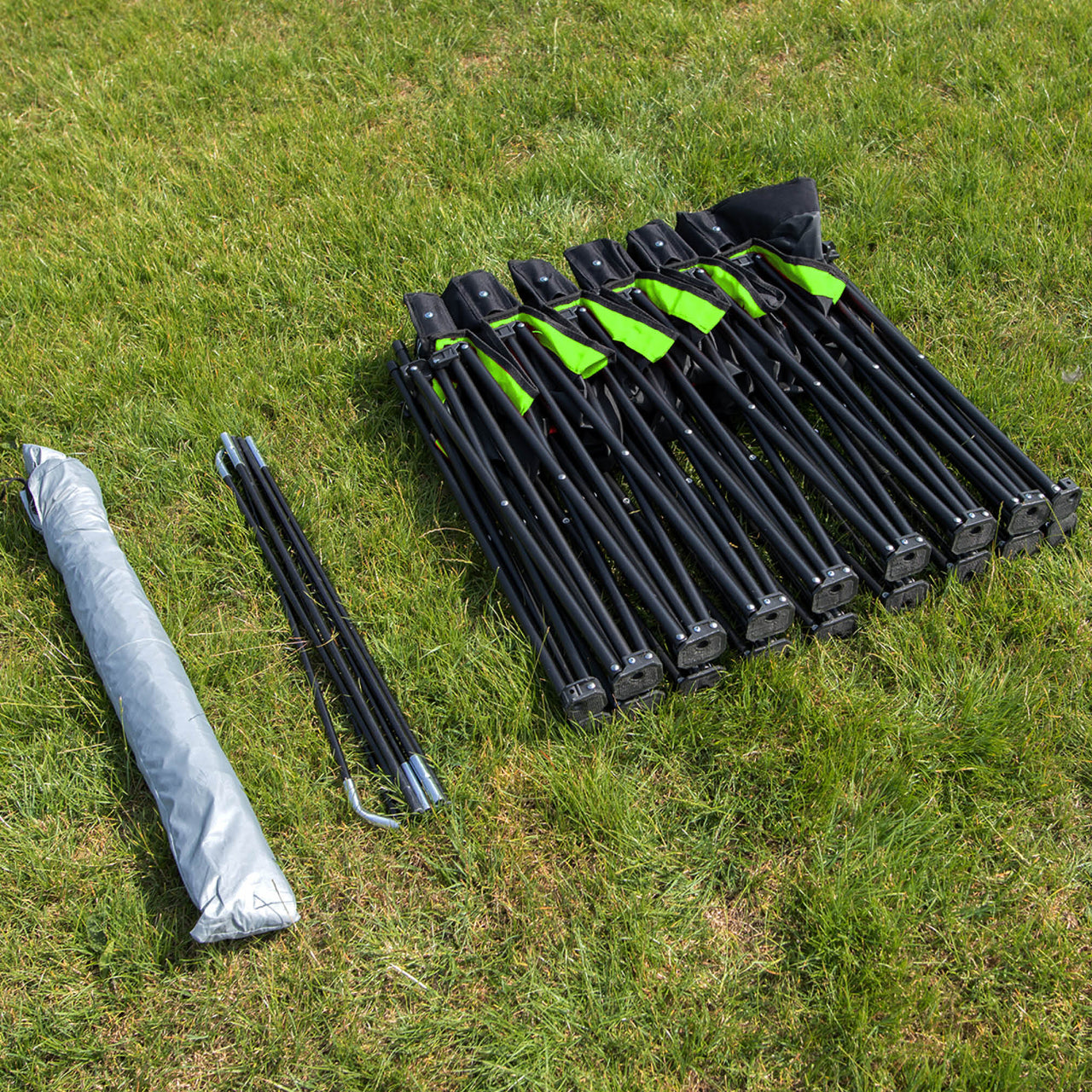 PRO BENCH Shelter 6 Seat Subs Bench with Canopy