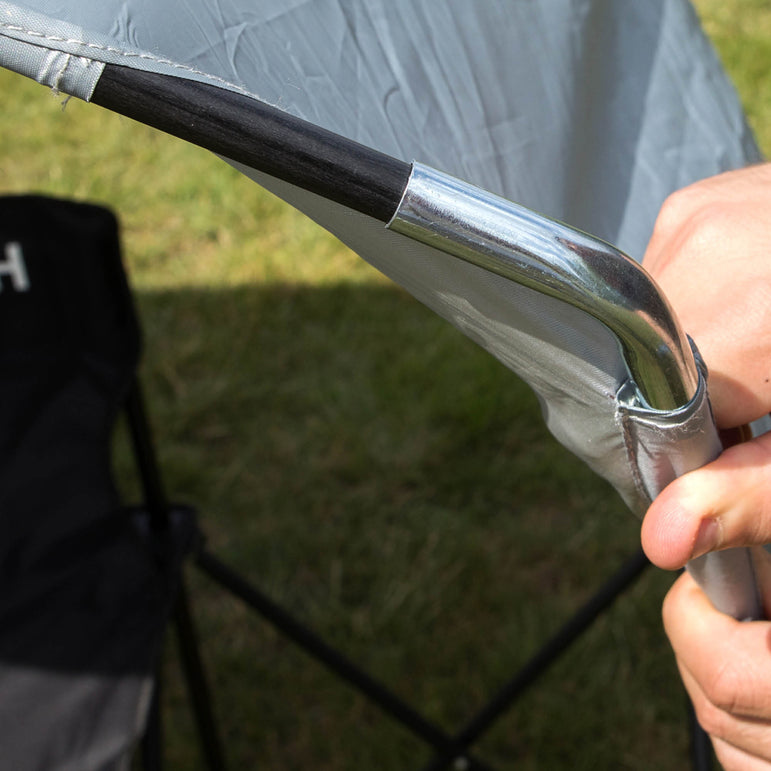 PRO BENCH Shelter 6 Seat Subs Bench with Canopy