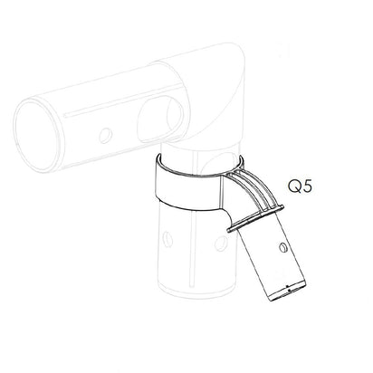 SPARE PART - JOINT - Q5/QF5 - Top Corner Pivot - QUICKPLAY - flowbackinstock
