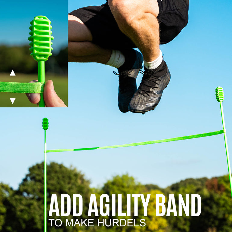 Agility Poles & Bases (set of 10)