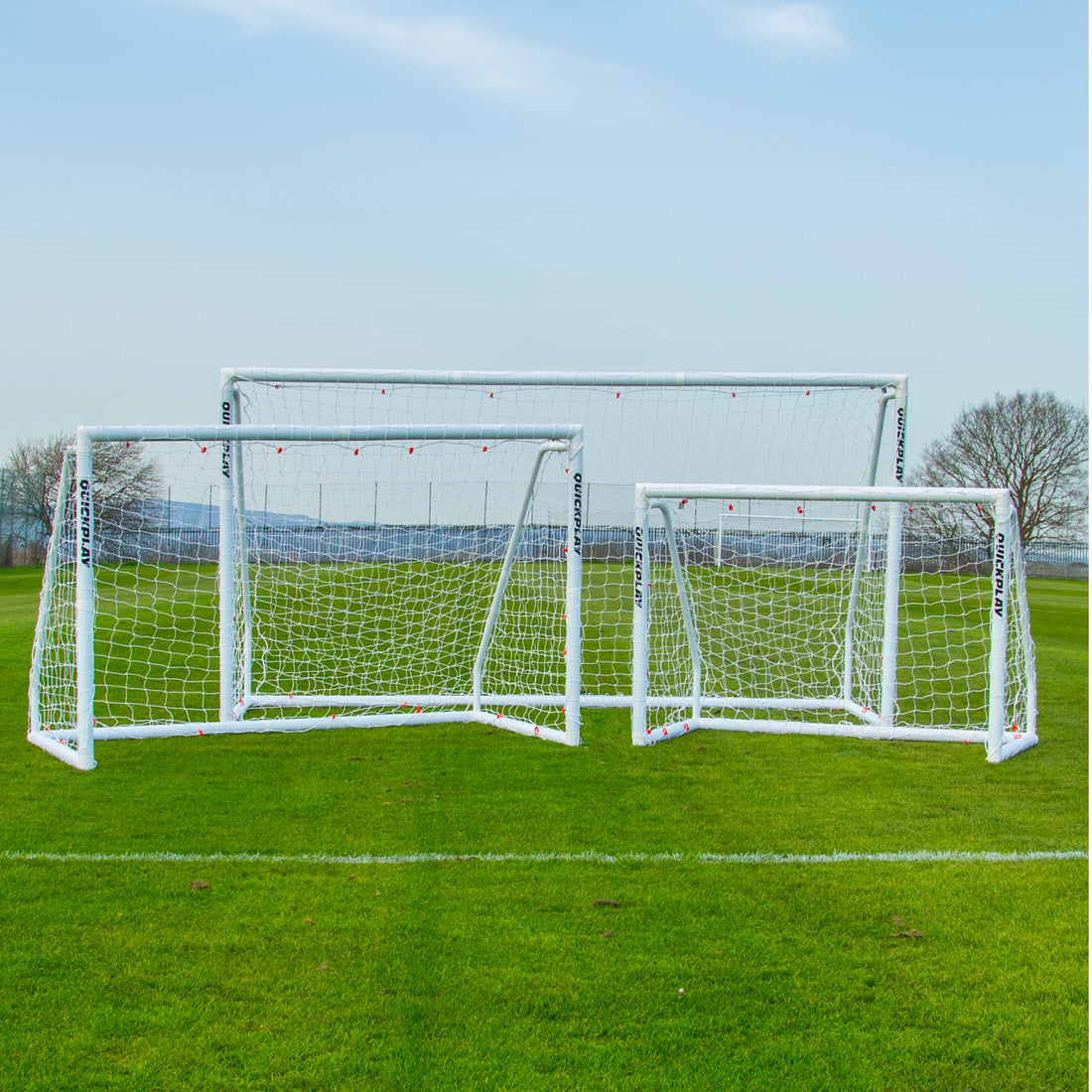 Q-FOLD MATCH Folding Football Goal 12x6' - QUICKPLAY - 12 x 6 12x6 5 a side 7 a side adult astro blackfridaysale club folding football football goal garden home instructions junior Juniors (7-13yrs) kids large plastic Q-Fold Q-Match Teens (13yrs+)