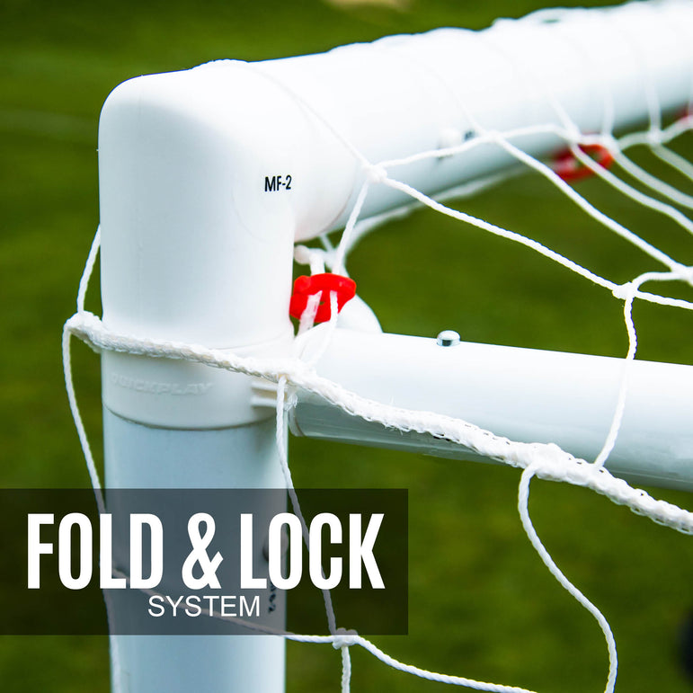 Q-FOLD MATCH Folding Football Goal 16x7'